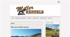 Desktop Screenshot of millerkennels.com